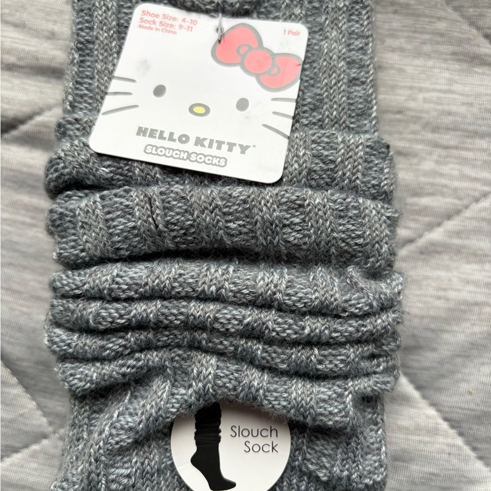 Hello Kitty Charcoal Slouch Socks